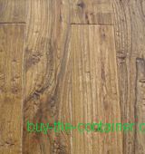 Antique handscraped solid wood flooring